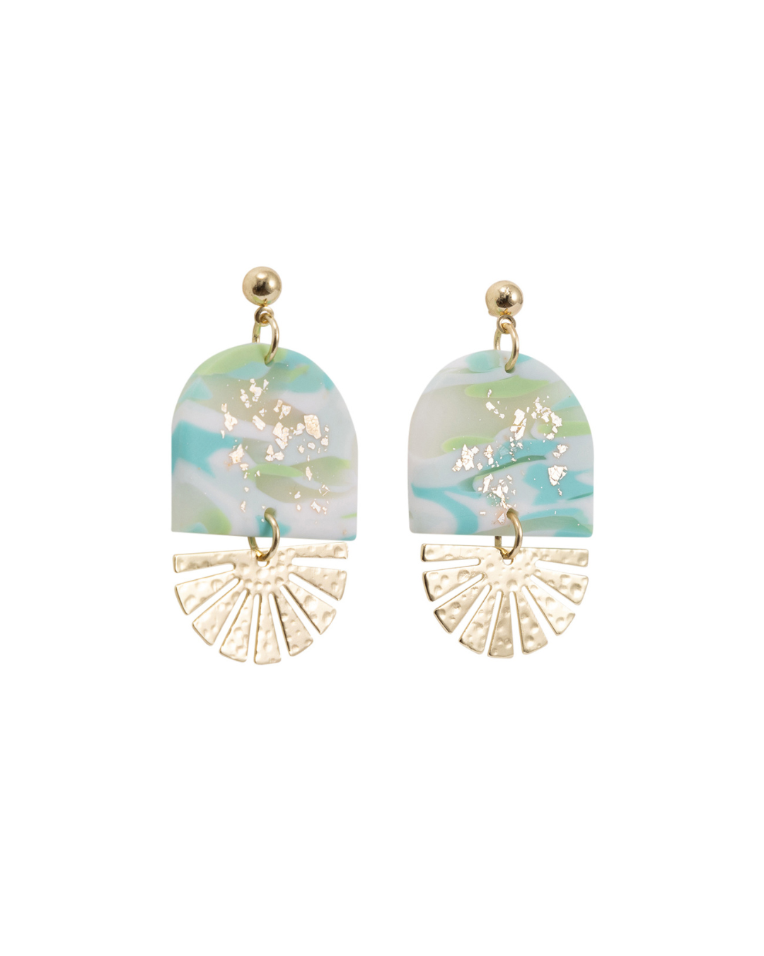 Aqua Shimmer Earrings