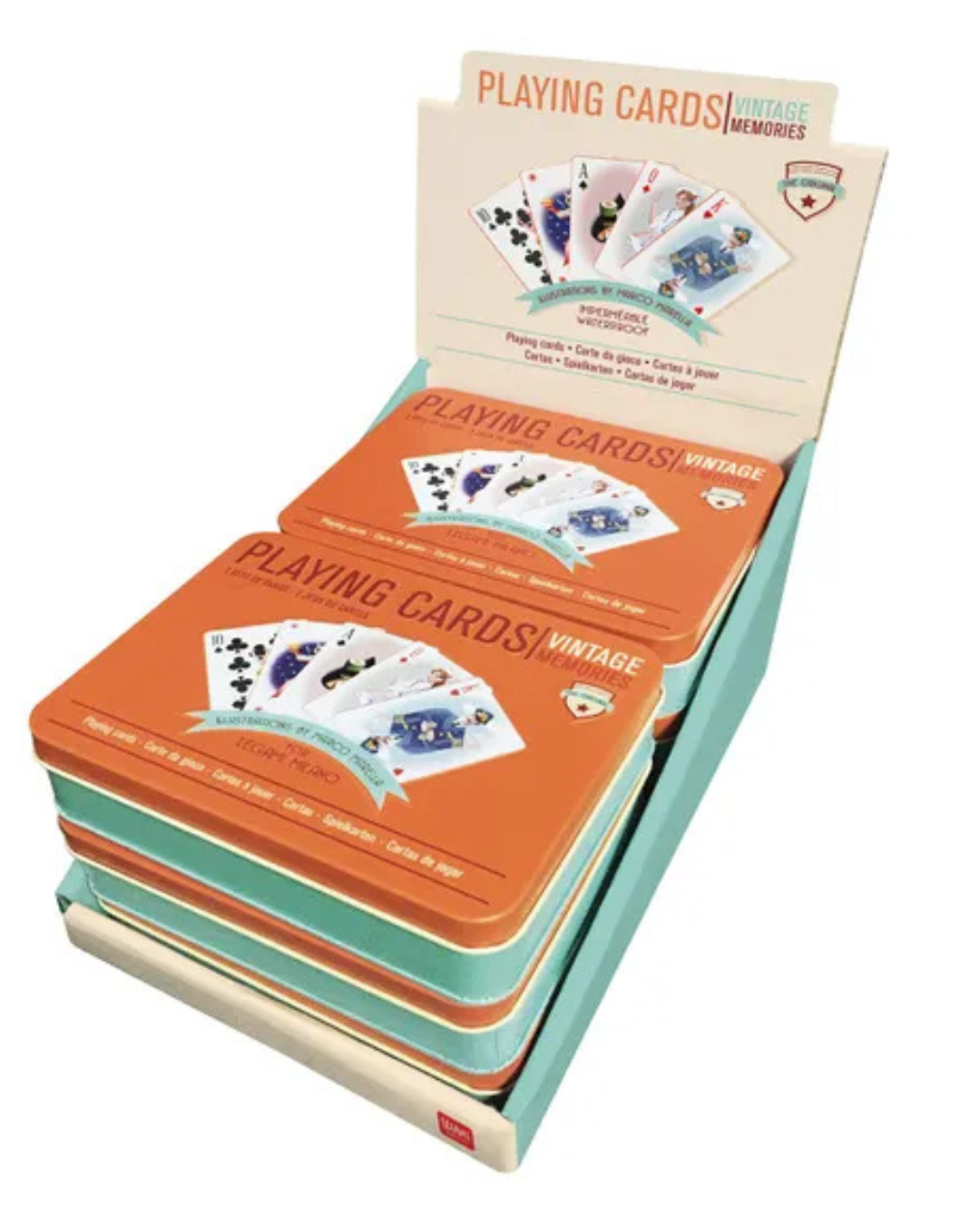 Playing Cards In Tin