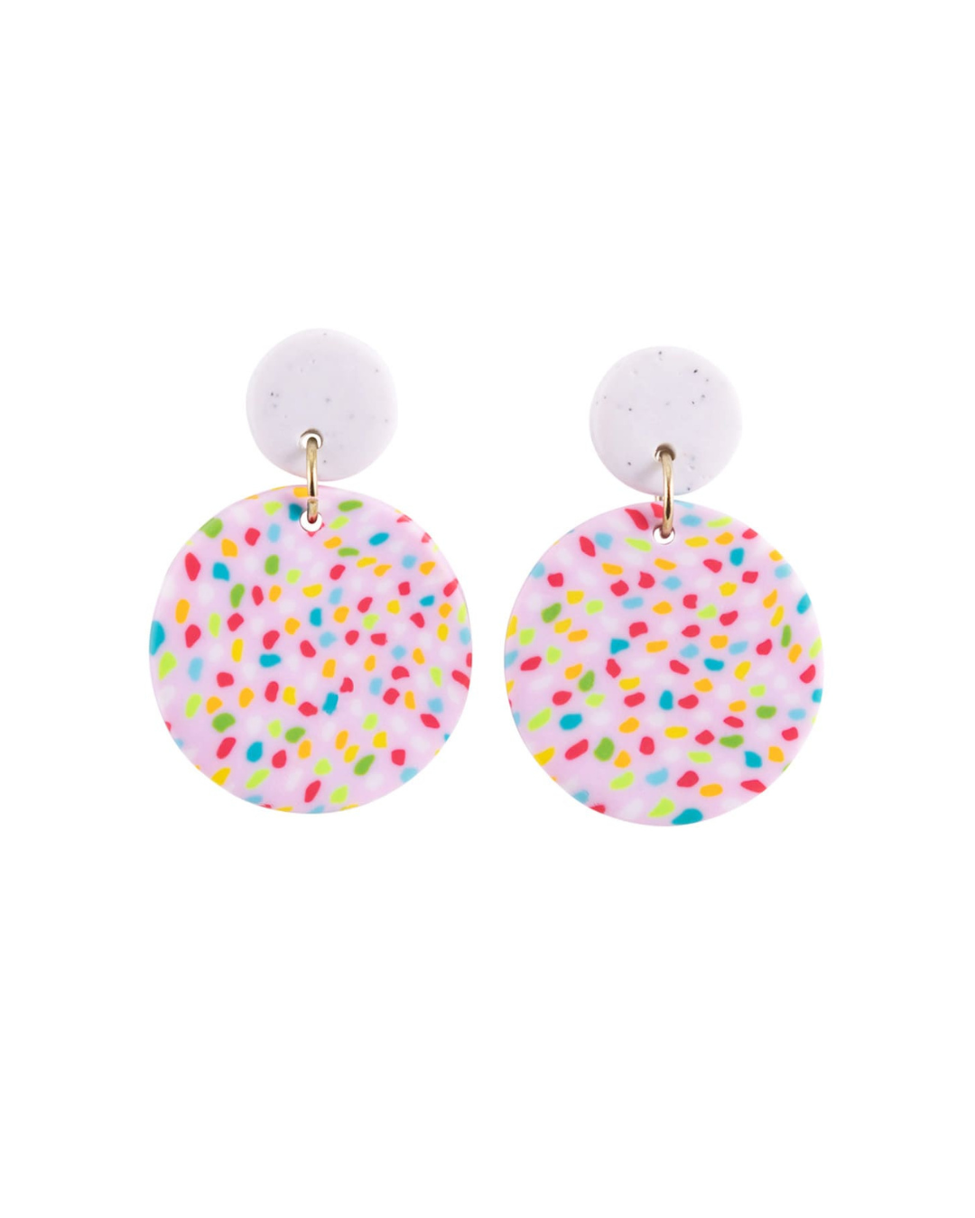Round Confetti Earrings