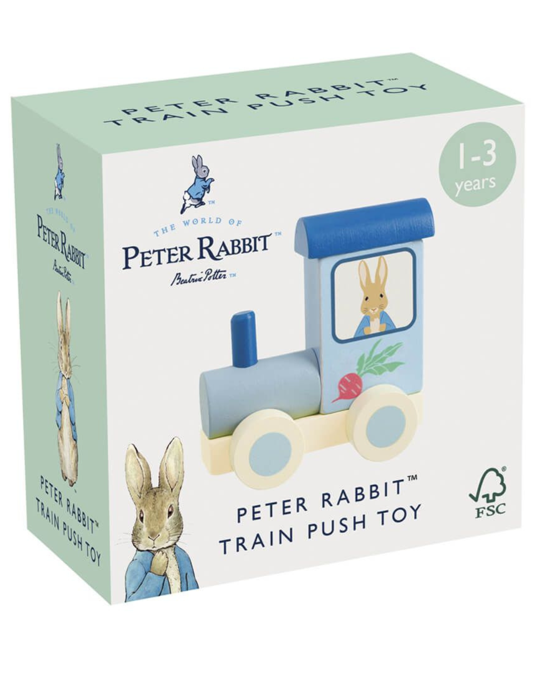 Peter Rabbit - Train Push Toy