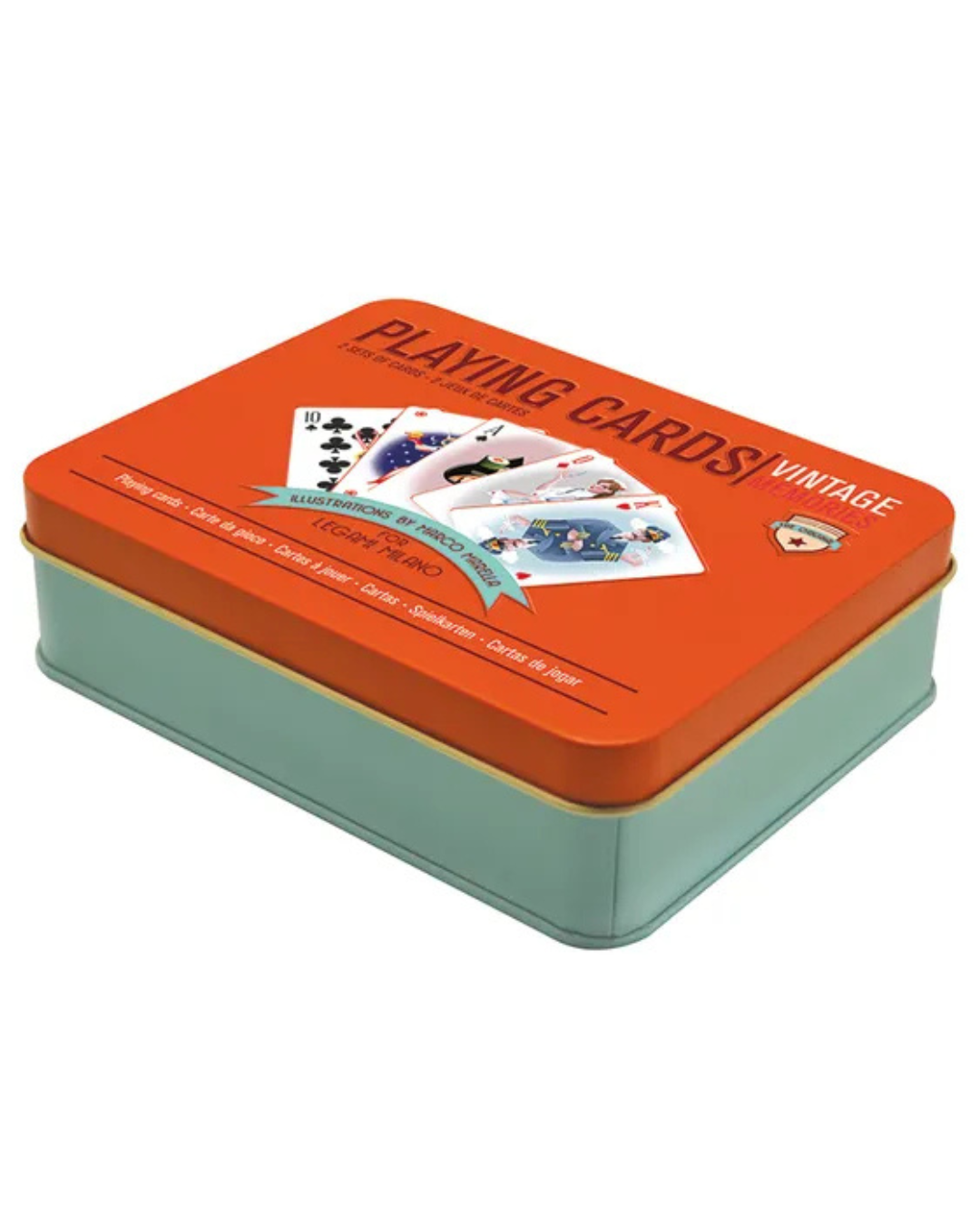 Playing Cards In Tin