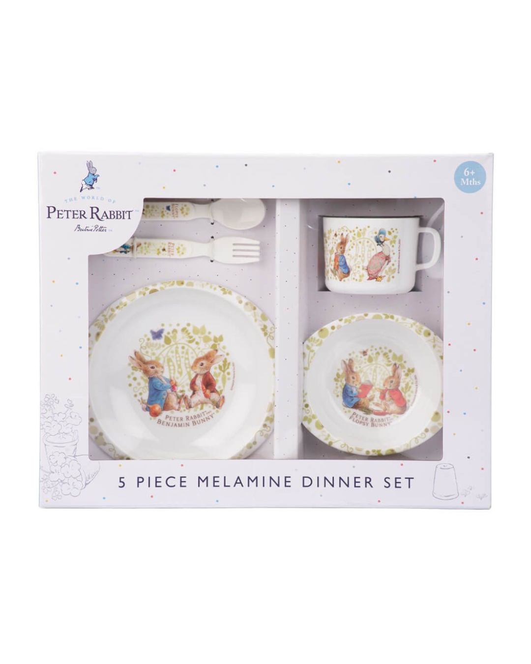 Peter Rabbit - 5 Piece Dinner Set