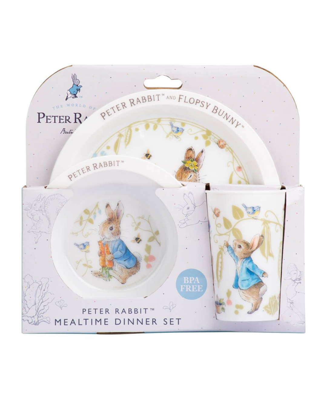 Peter Rabbit - 3 Piece Dinner Set