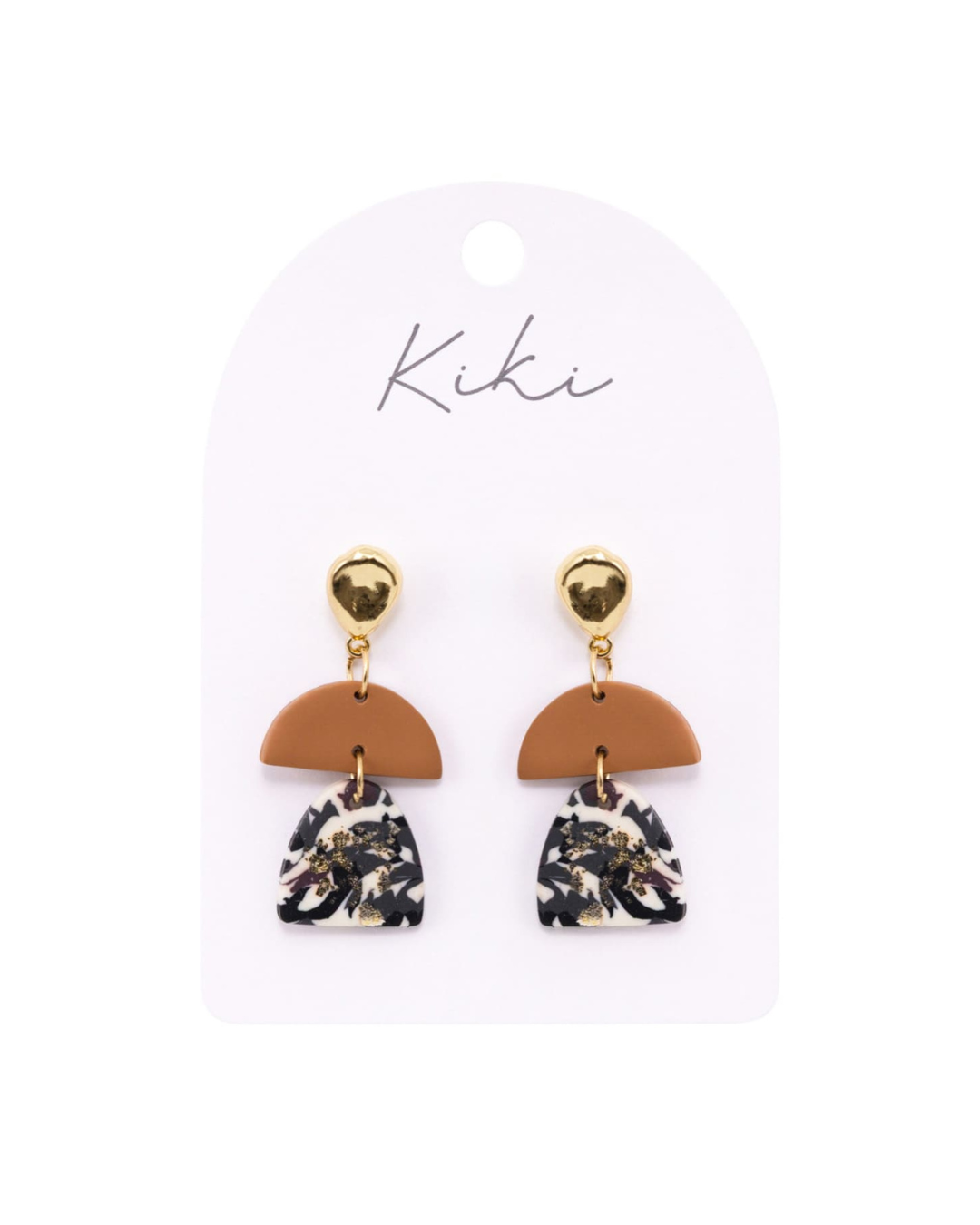 Gold Foil Glitz Earrings
