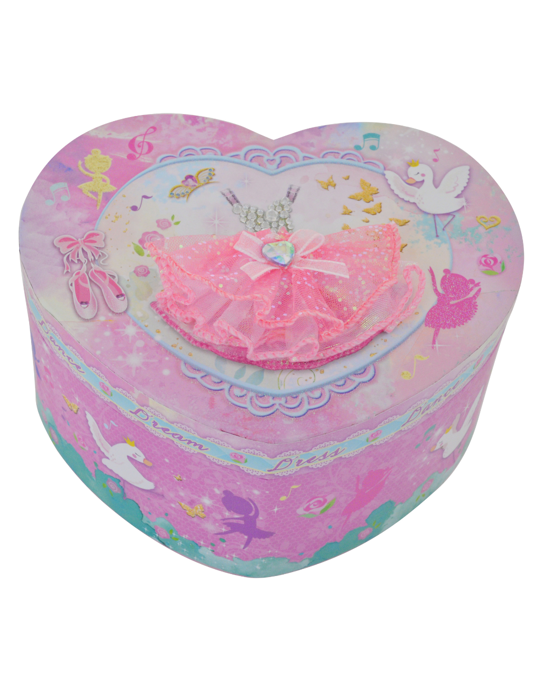 Musical Heart Jewellery Box