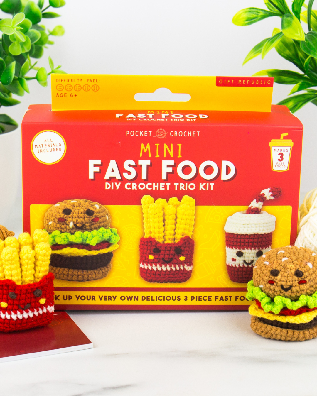 Pocket Crochet Mini Fast Food Kit