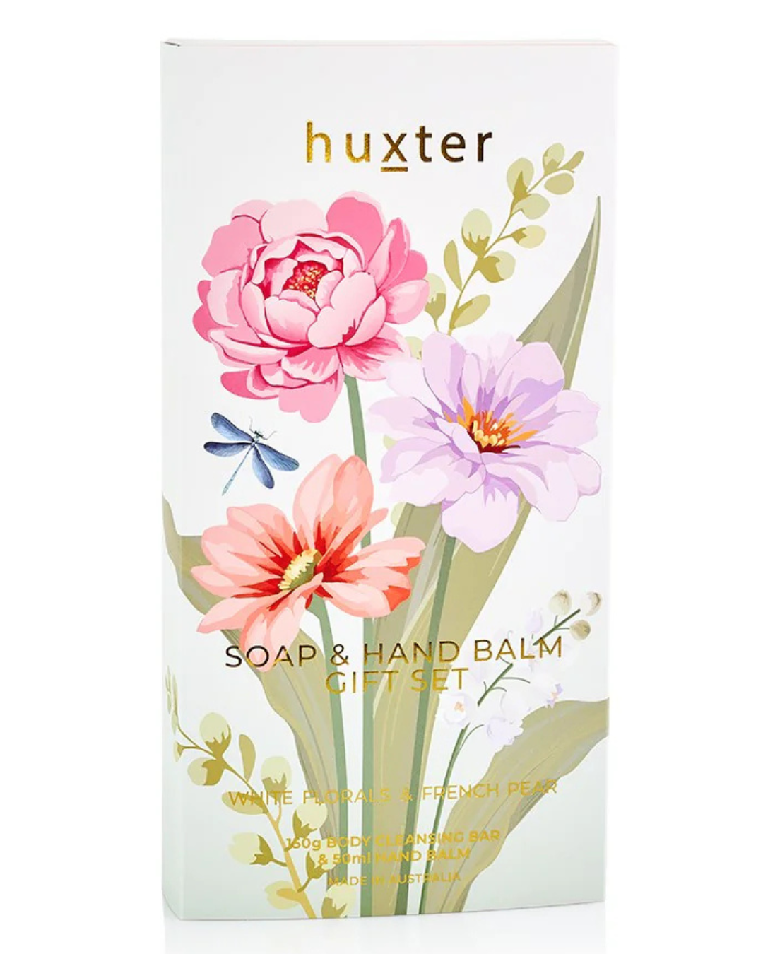 Soap & Hand Balm Gift Set - White Florals & French Pear