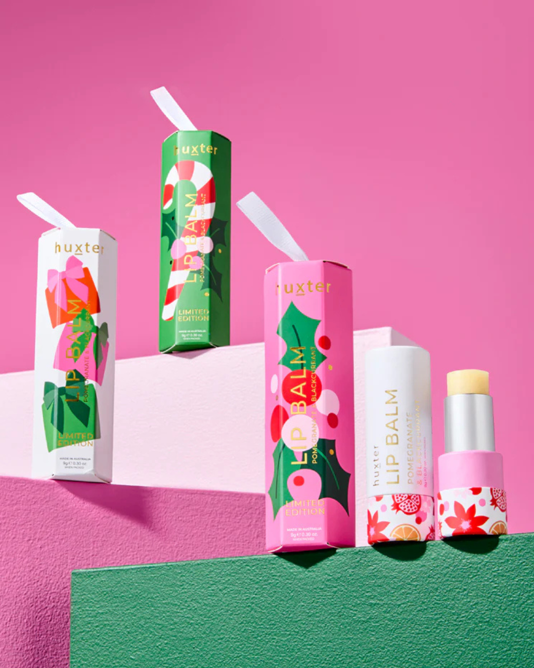 Christmas Flowers - Hanging  Lip Balm