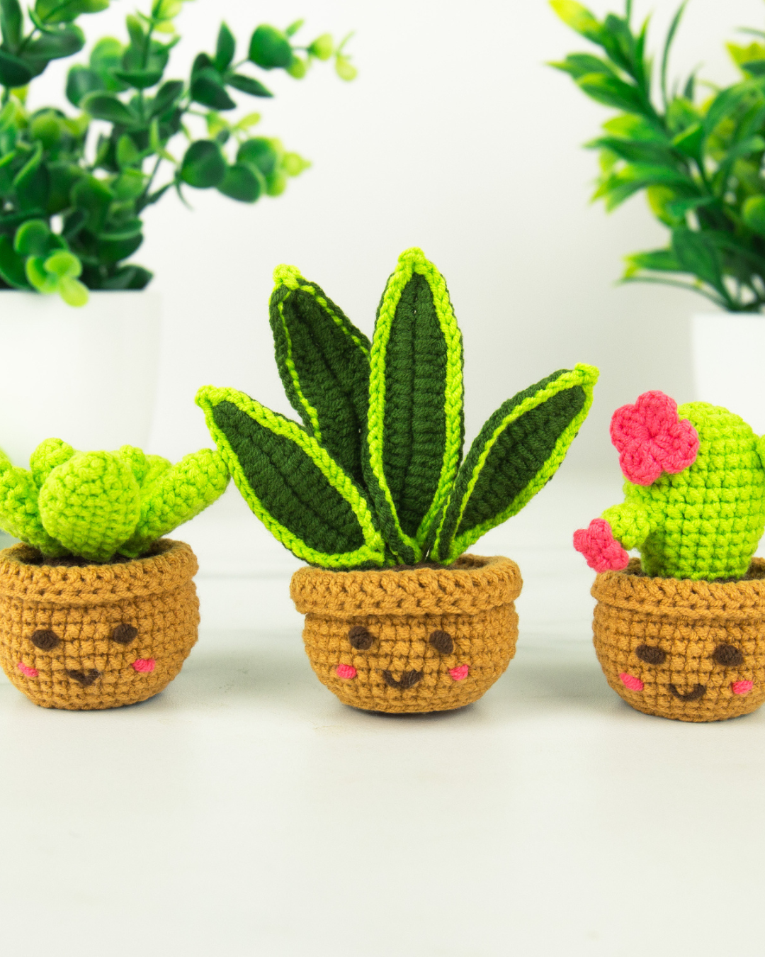 Pocket Crochet Mini House Plants Kit