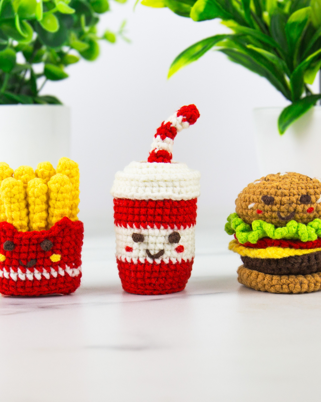 Pocket Crochet Mini Fast Food Kit