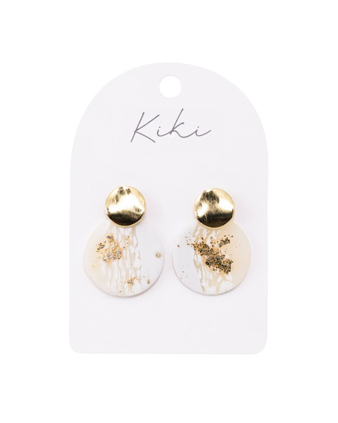 Light Shimmer Rounds Earrings