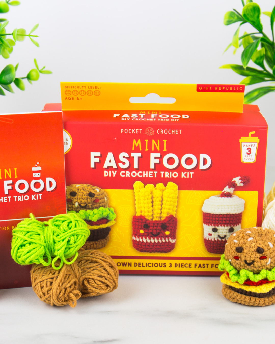 Pocket Crochet Mini Fast Food Kit