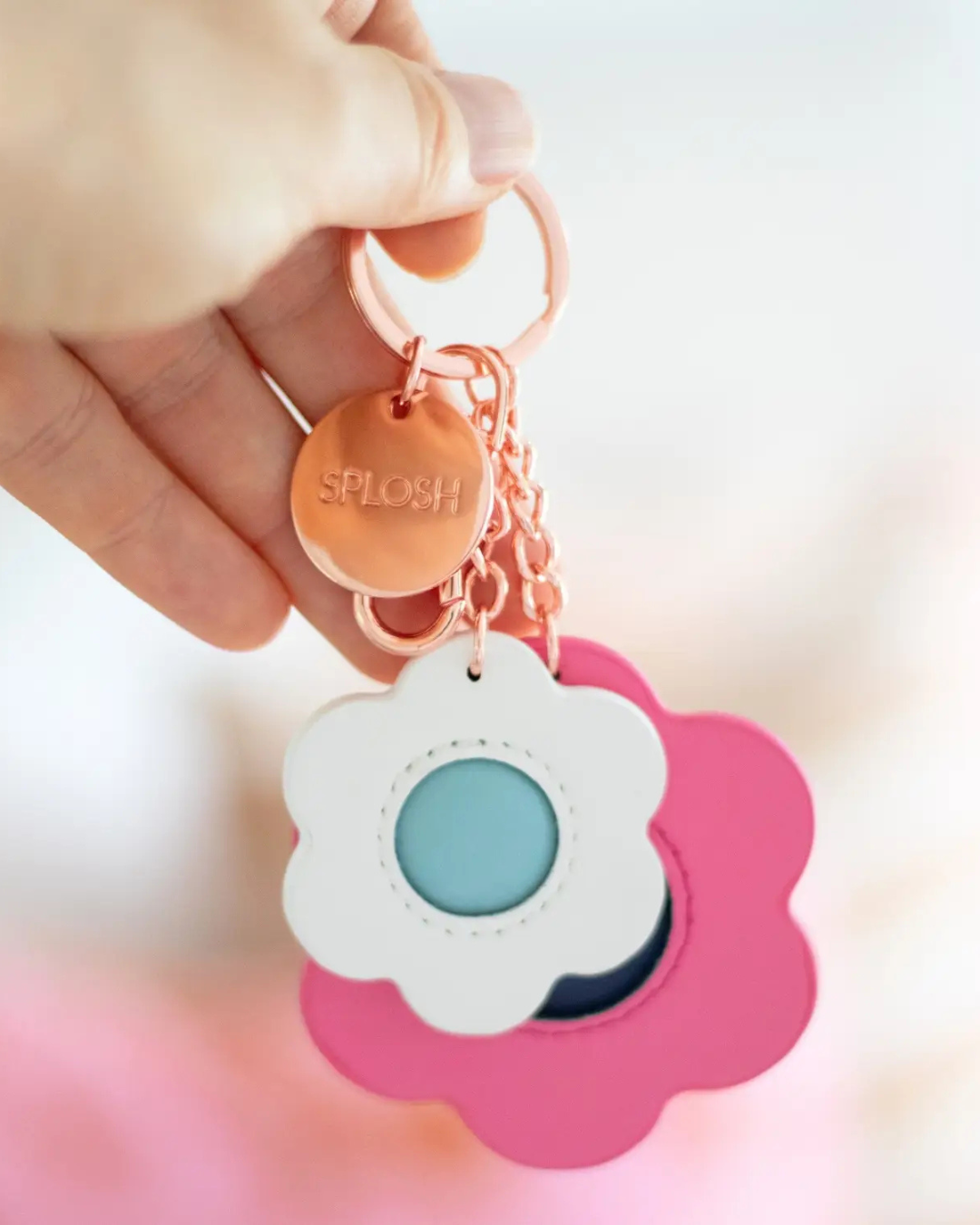Mother's Day Daisy Bag Charm Keychain