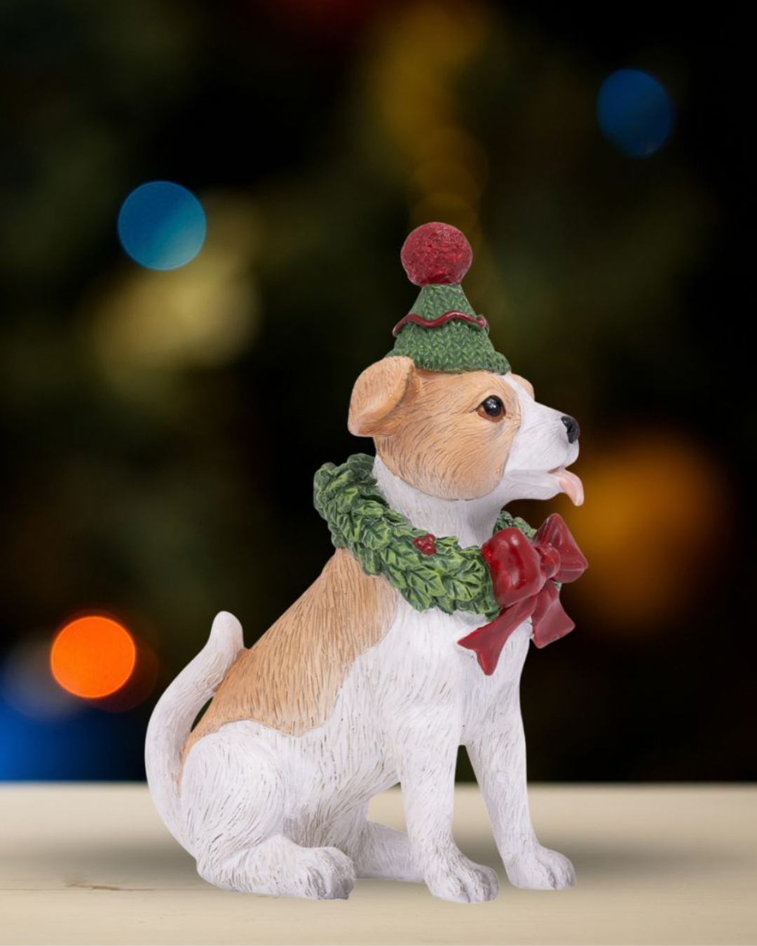 Christmas Beanie Dog Ornament