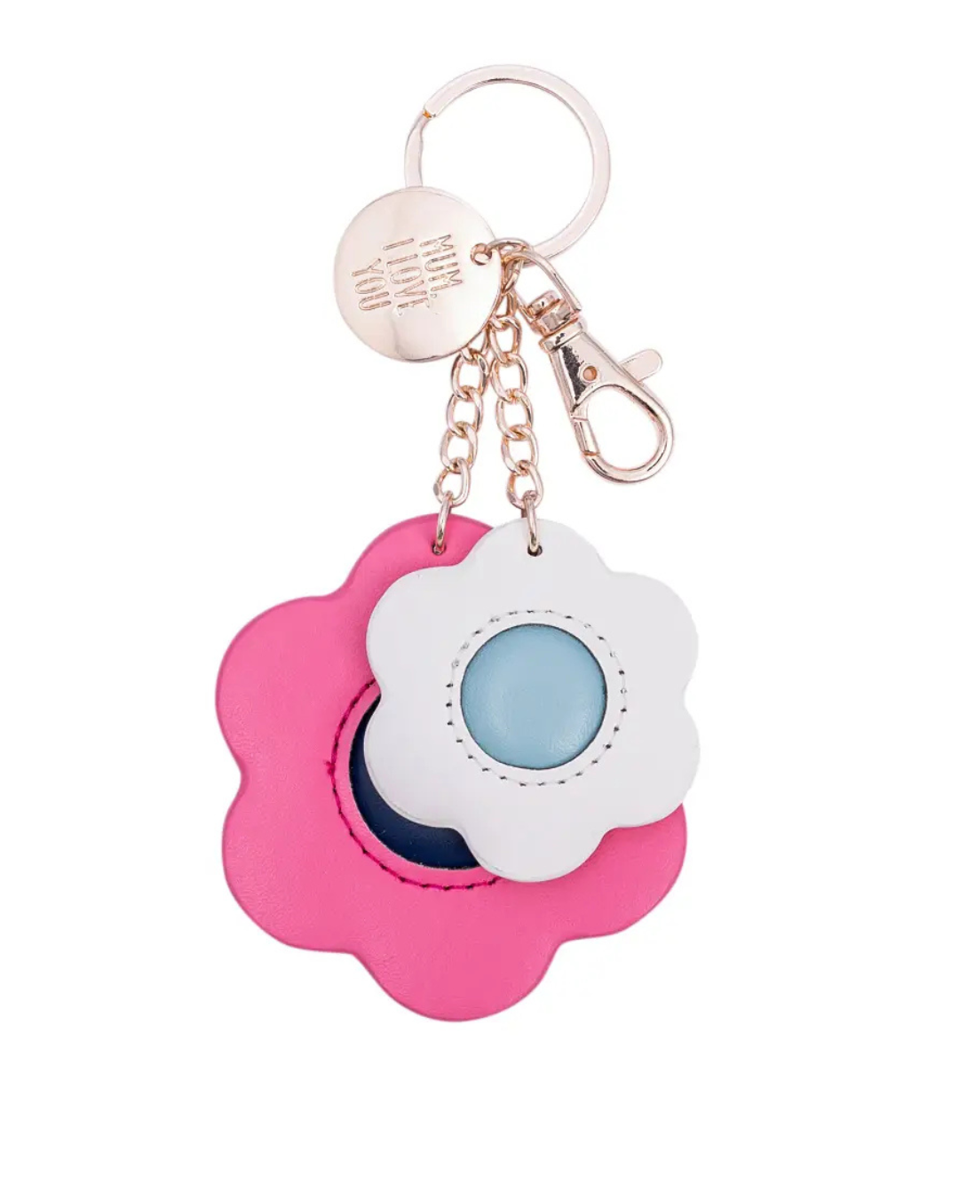 Mother's Day Daisy Bag Charm Keychain