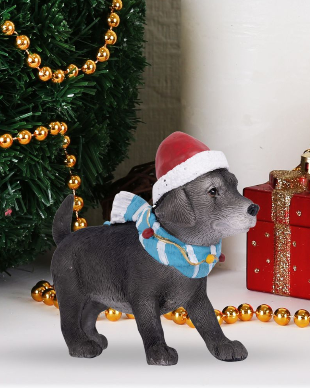 Christmas Lights Dog Ornament