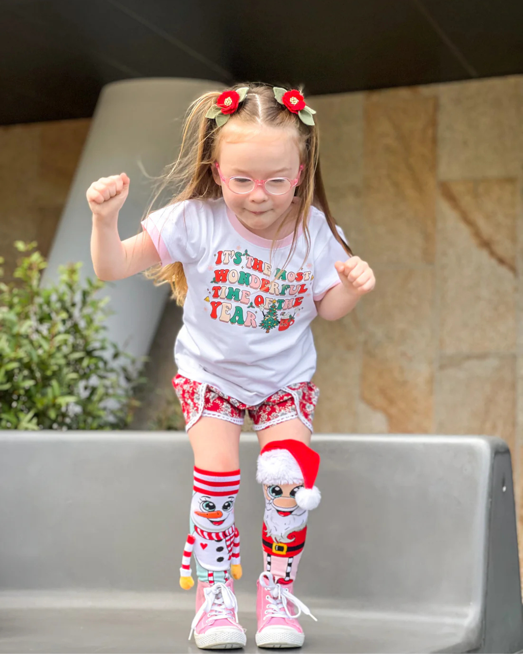 Santa and Snowman Socks