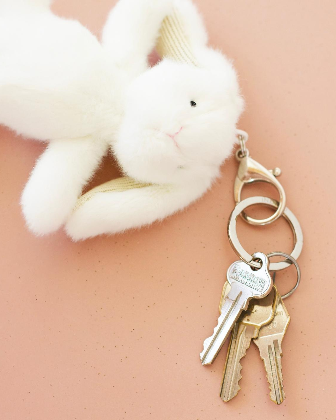 Soft Bunny White - Bag Charm