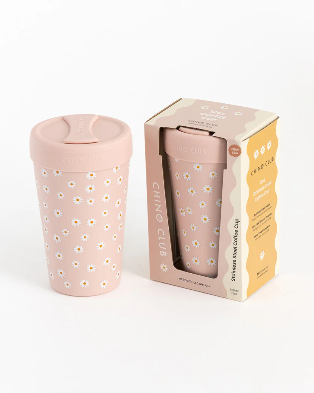 Daisy Stainless Steel Coffee Cup