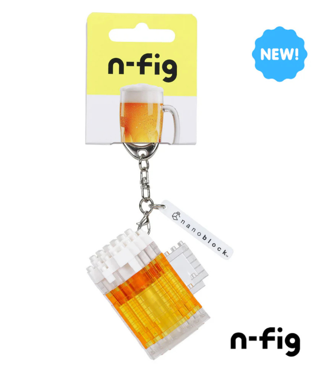 Fab Food Beer - Nanoblocks Keychain