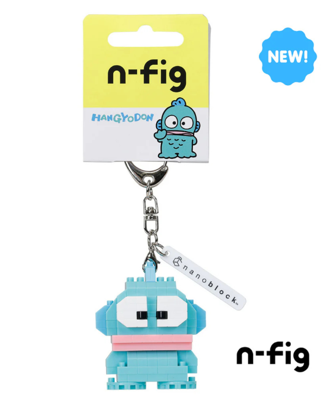 Sanrio Hangyodon - Nanoblocks Keychain