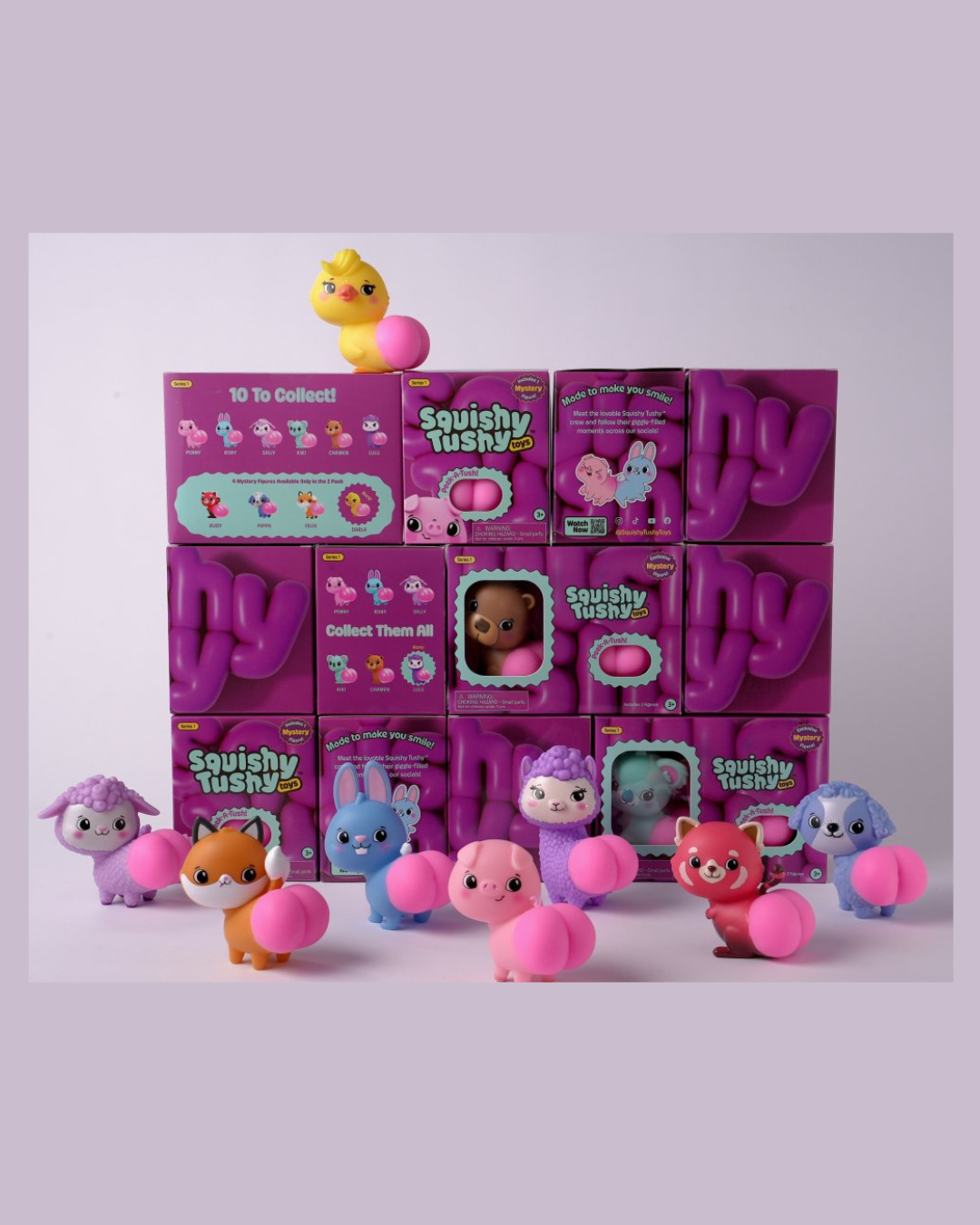 Squishy Tushy Toys -  Double Bubble Butt Pack Series 1