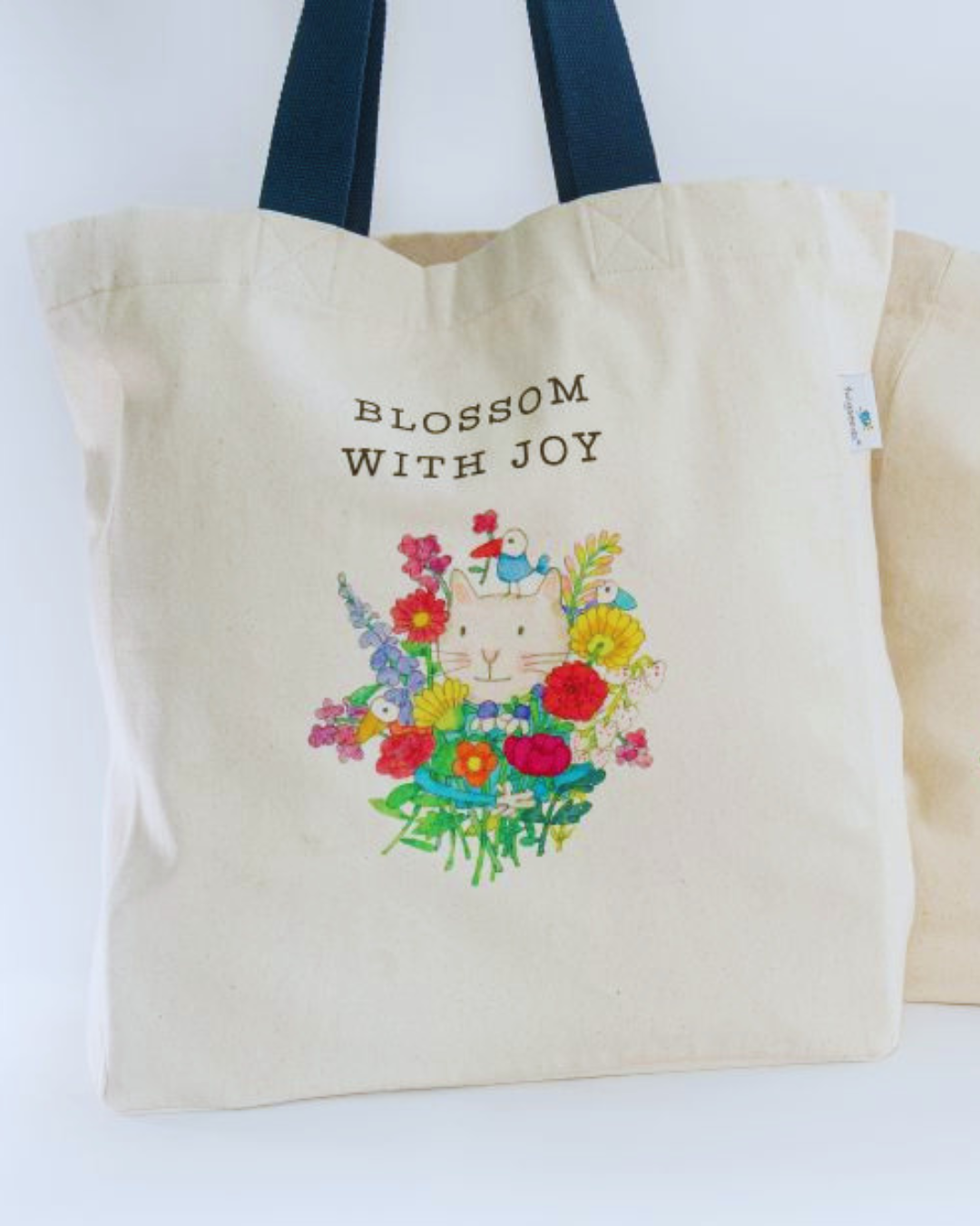 Large Tote Bag-Blossom