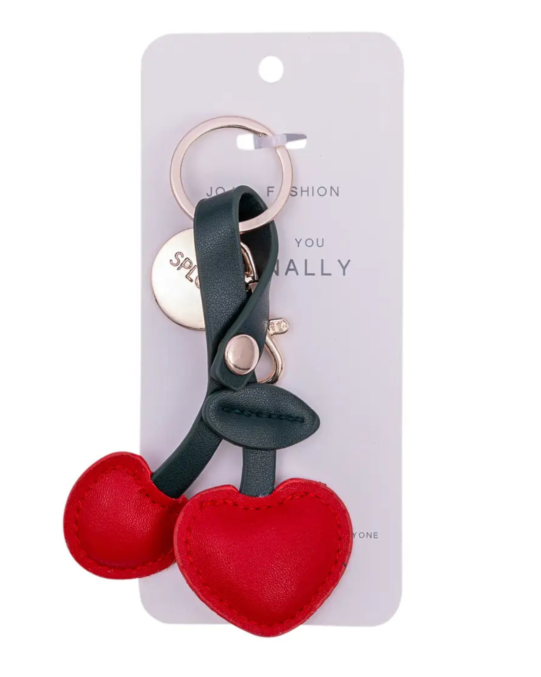 Mother's Day Cherries Bag Charm Keychain