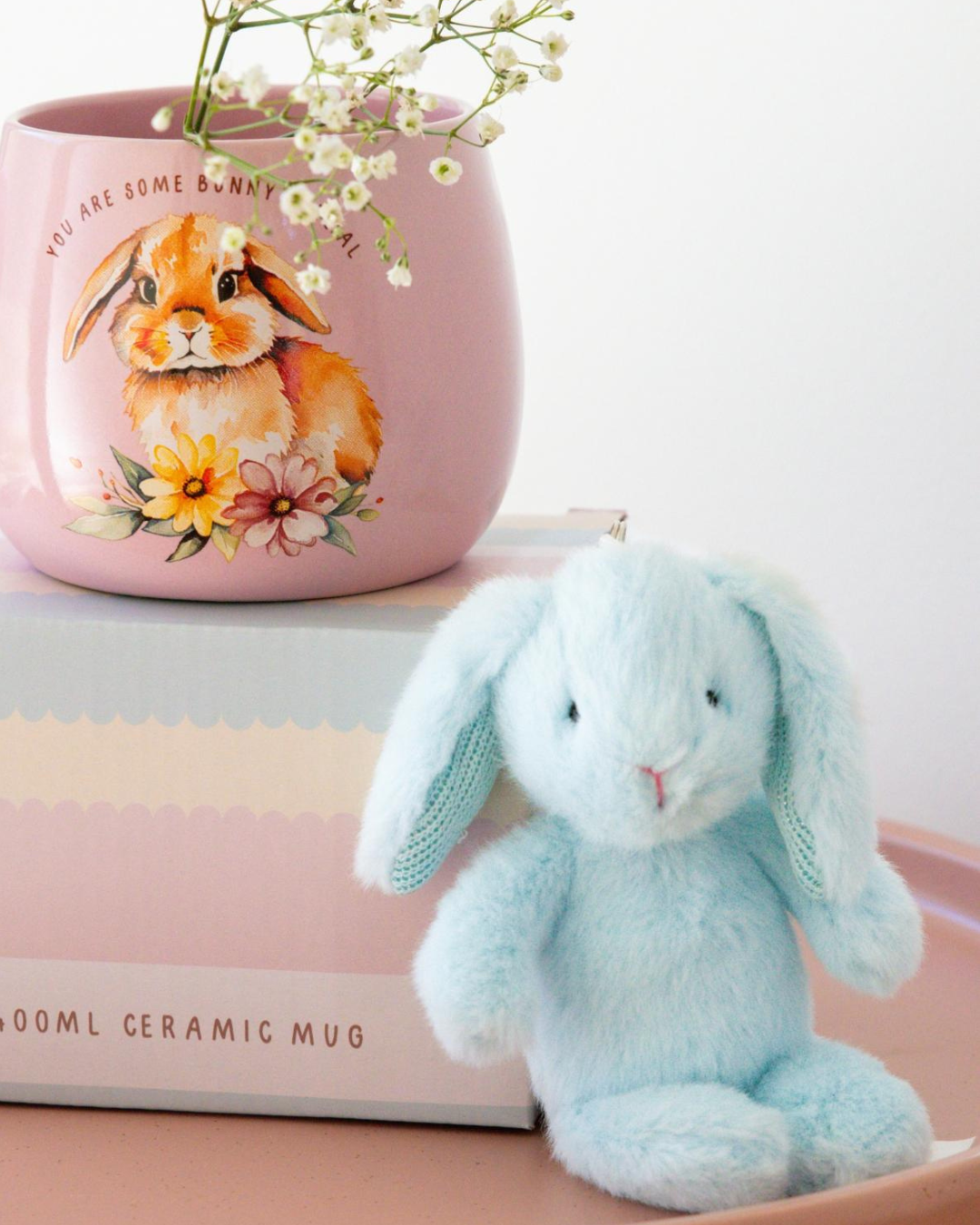 Soft Bunny Blue - Bag Charm