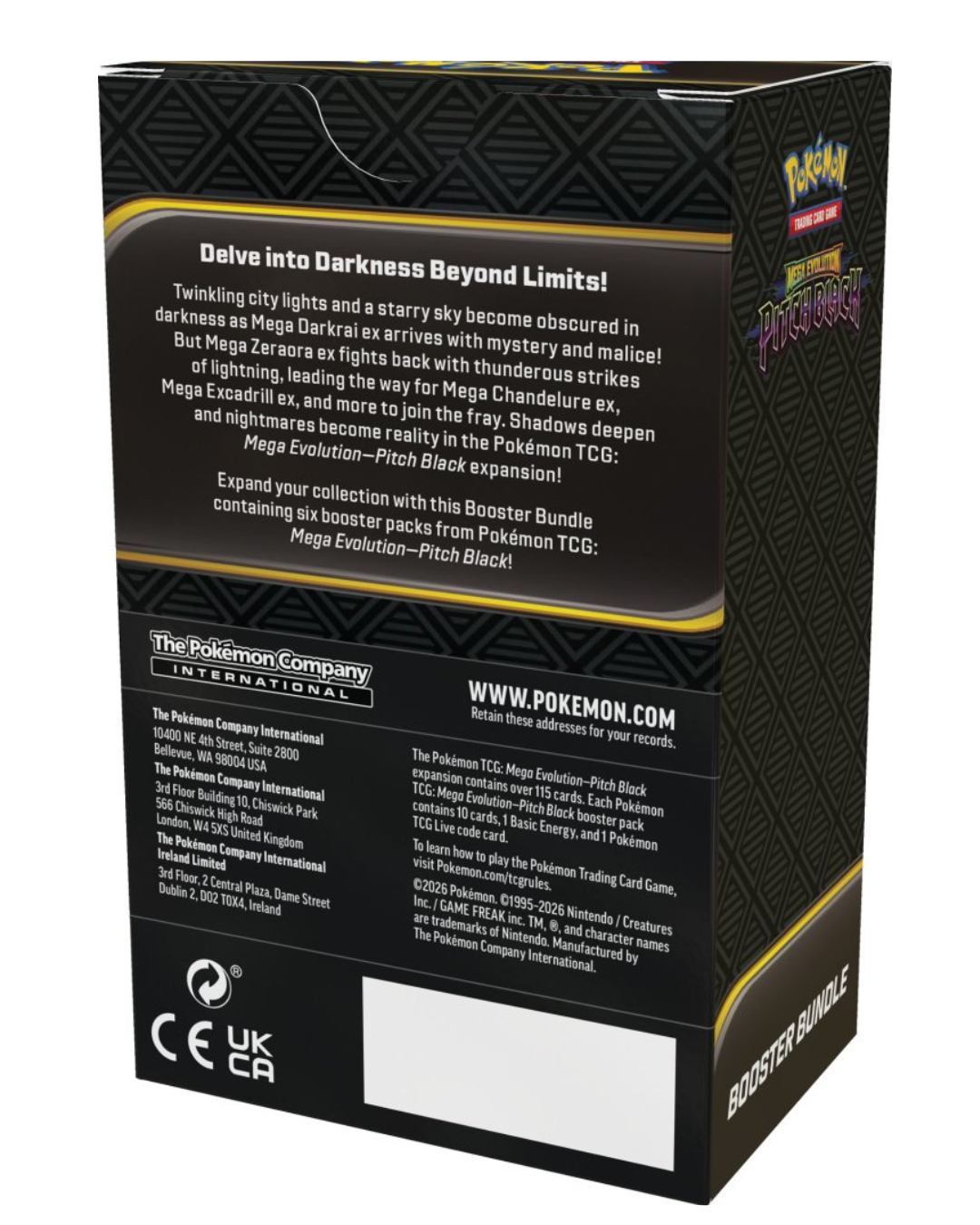 Pokémon TCG - Mega Evolution Pitch Black Booster Bundle