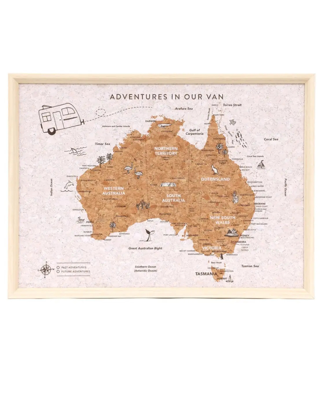 Caravan Australia Map