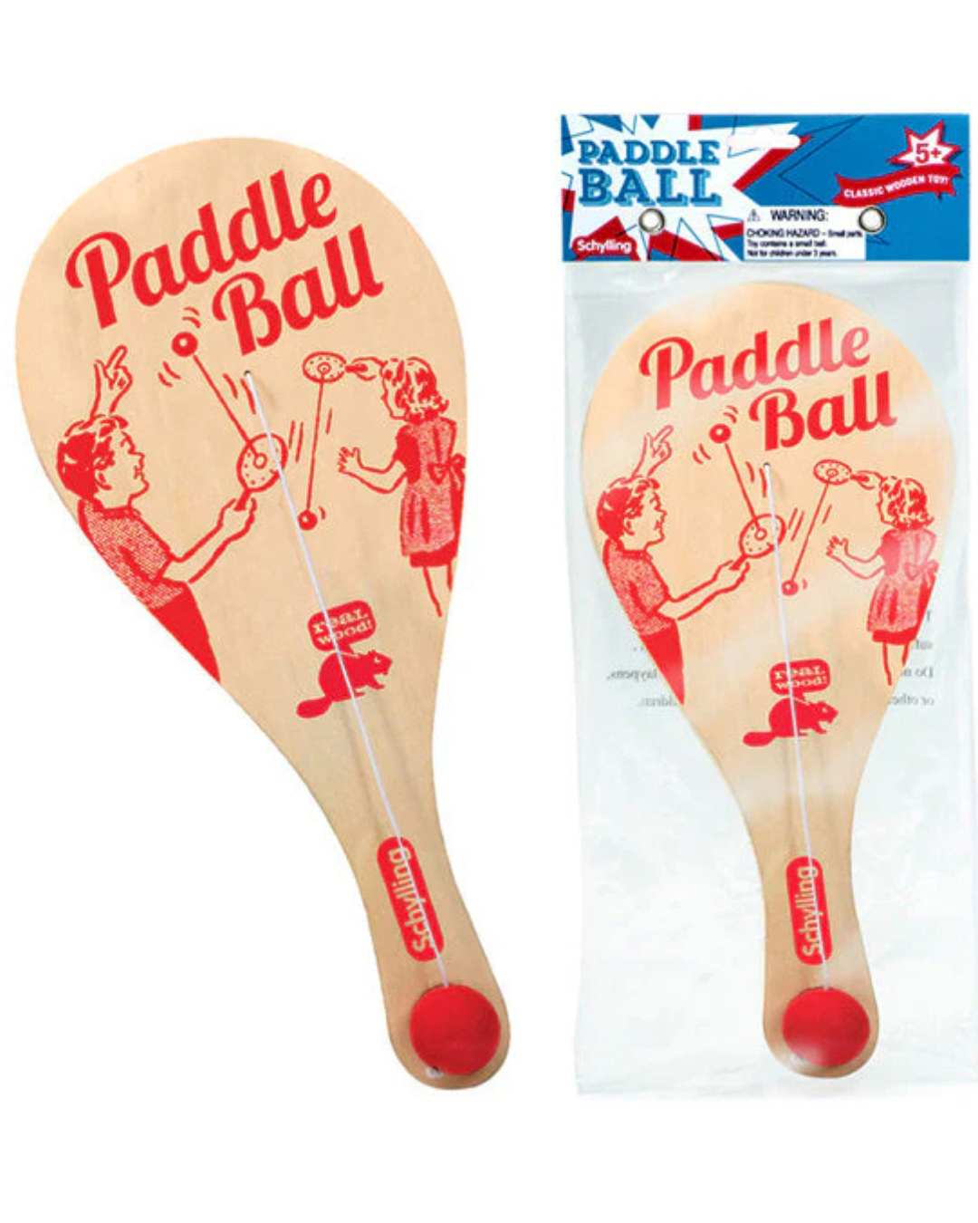 Schylling Paddle Ball Game