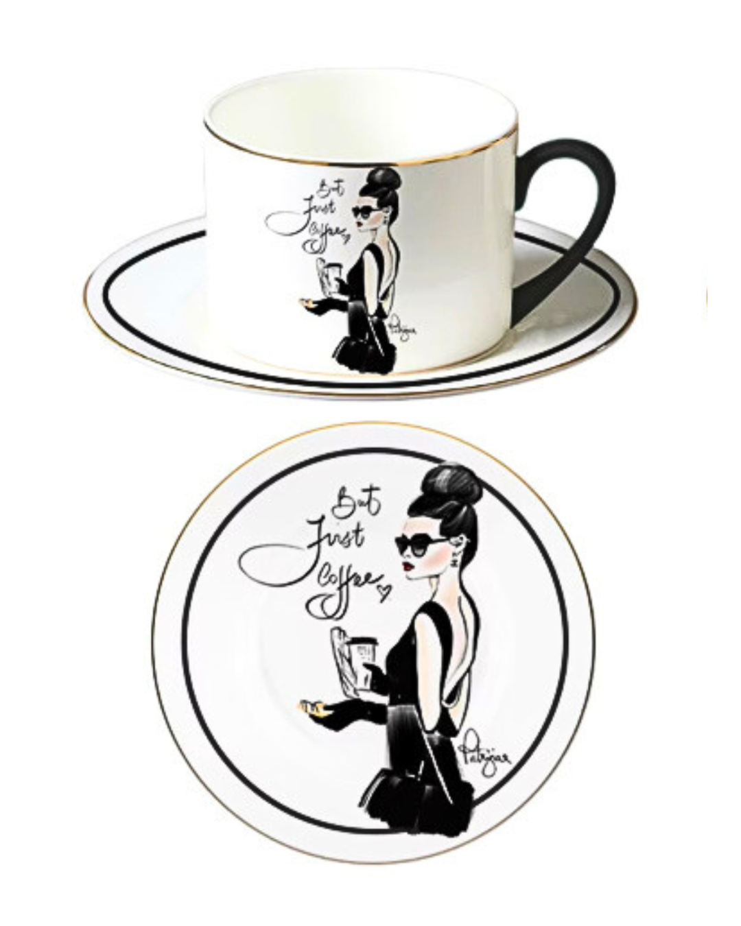 Porcelain Cup & Saucer - True Elegance