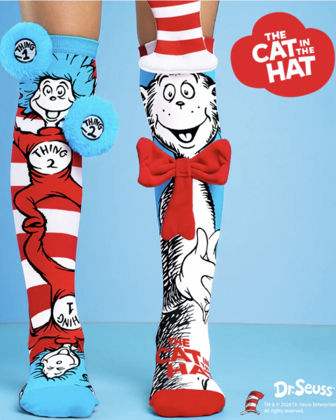 Cat in the Hat Socks