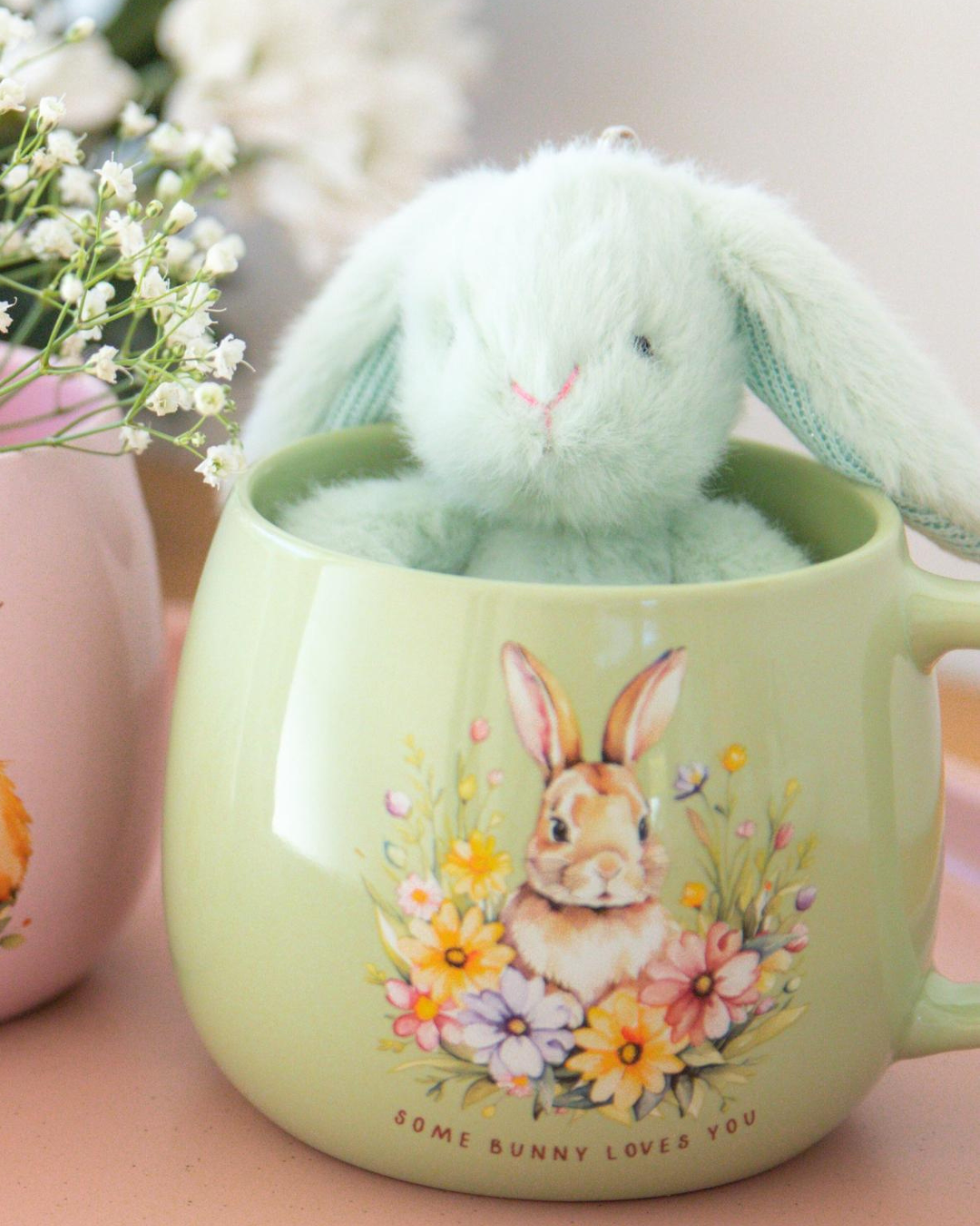 Soft Bunny Sage - Bag Charm