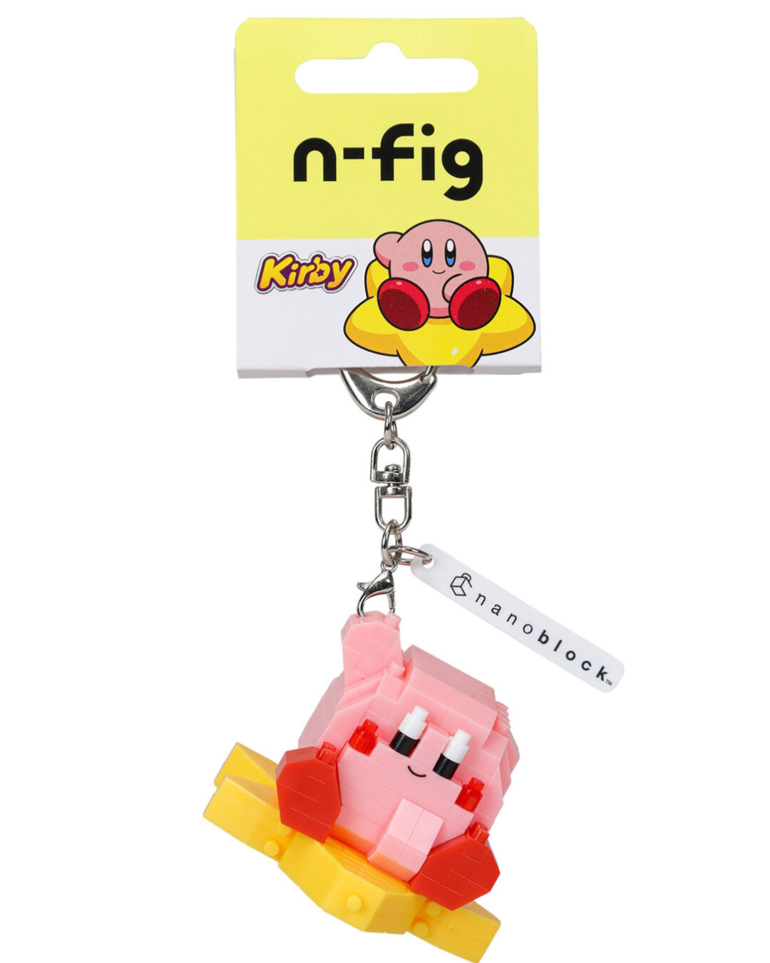 Kirby of the Stars Warp Star - Nanoblocks Keyring