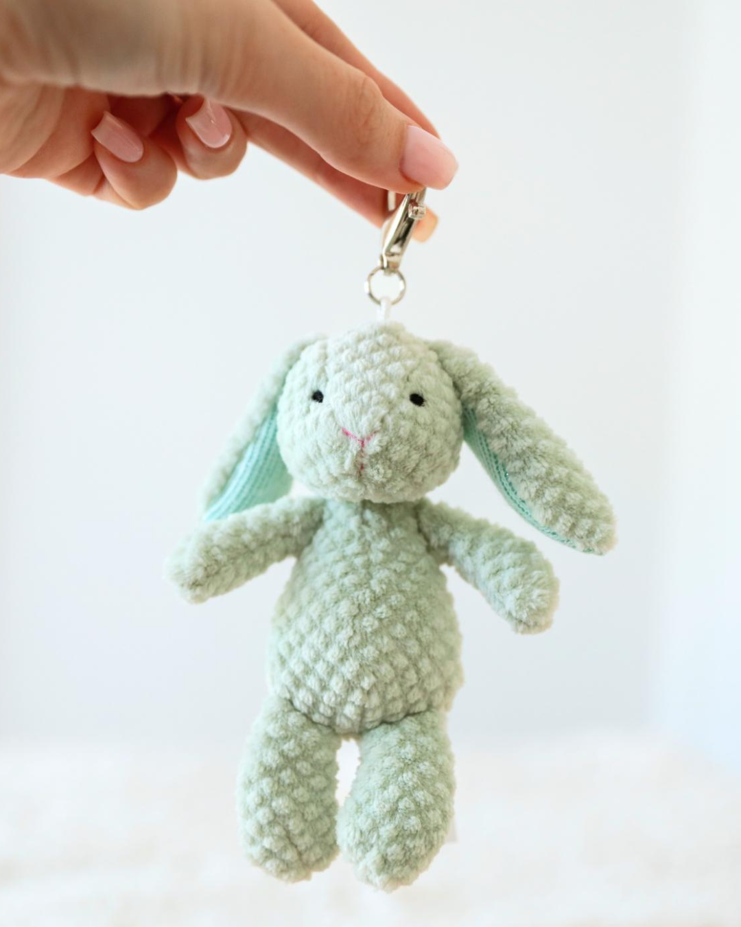 Nubby Bunny Sage - Bag Charm
