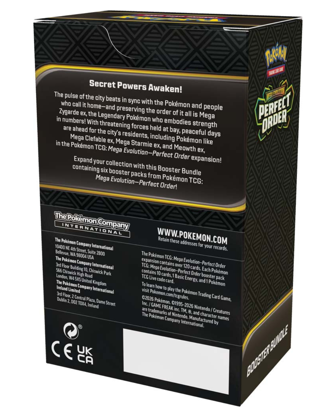 Pokémon TCG - Mega Evolution - Perfect Order Booster Bundle