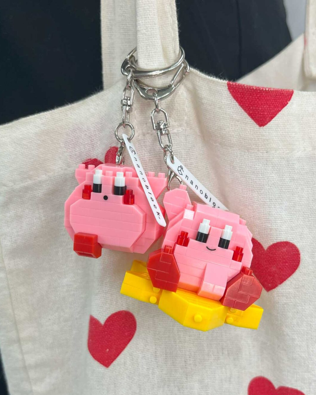 Kirby of the Stars Warp Star - Nanoblocks Keyring