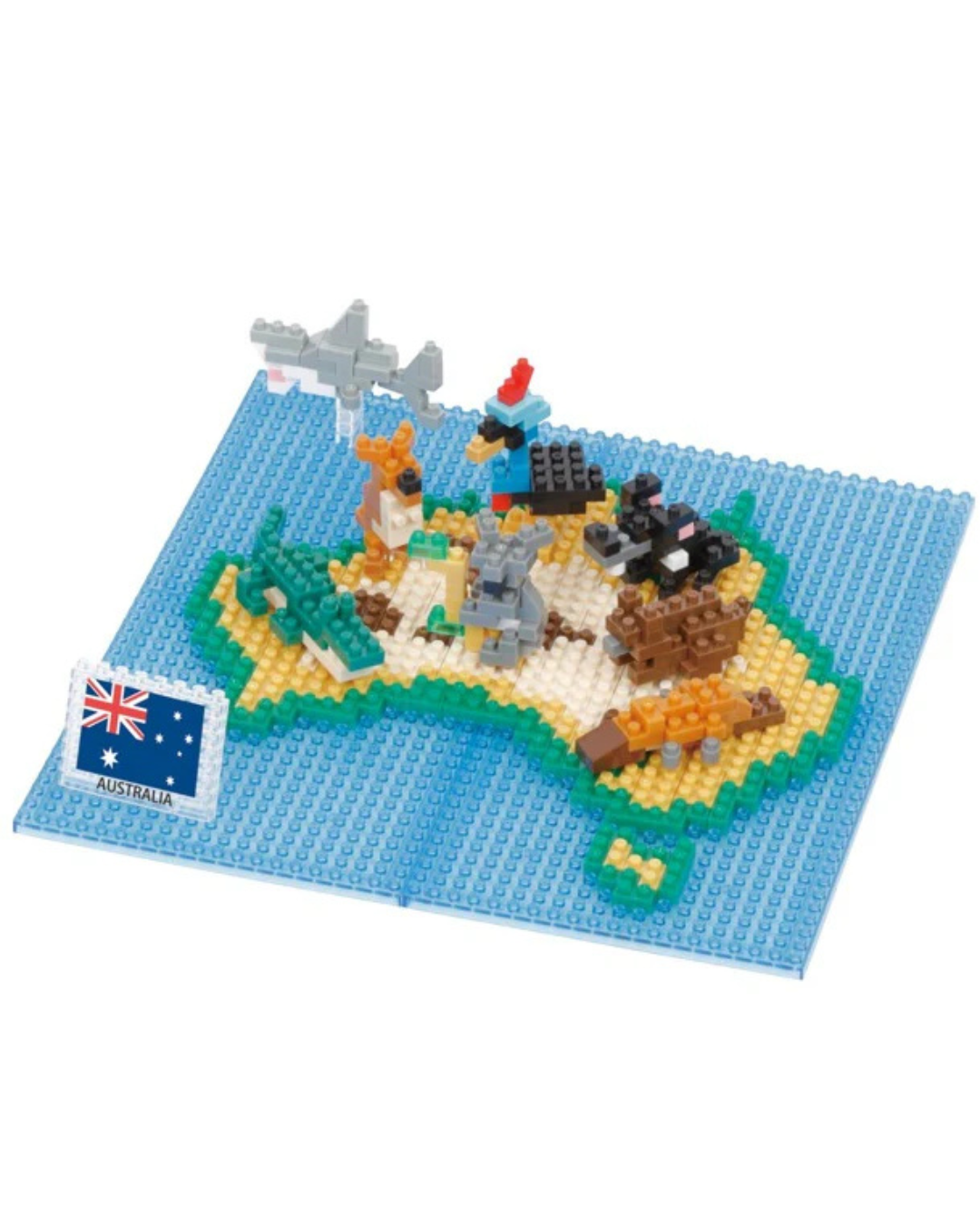 Animals Of Australia On Map Nanoblocks
