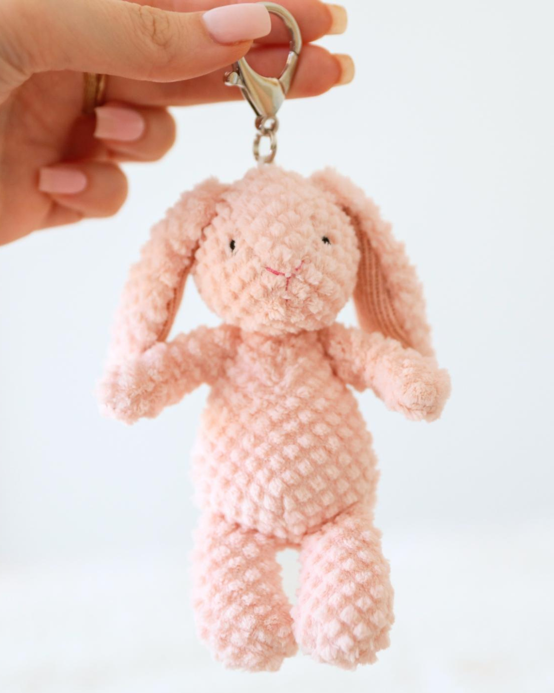 Nubby Bunny Pink - Bag Charm