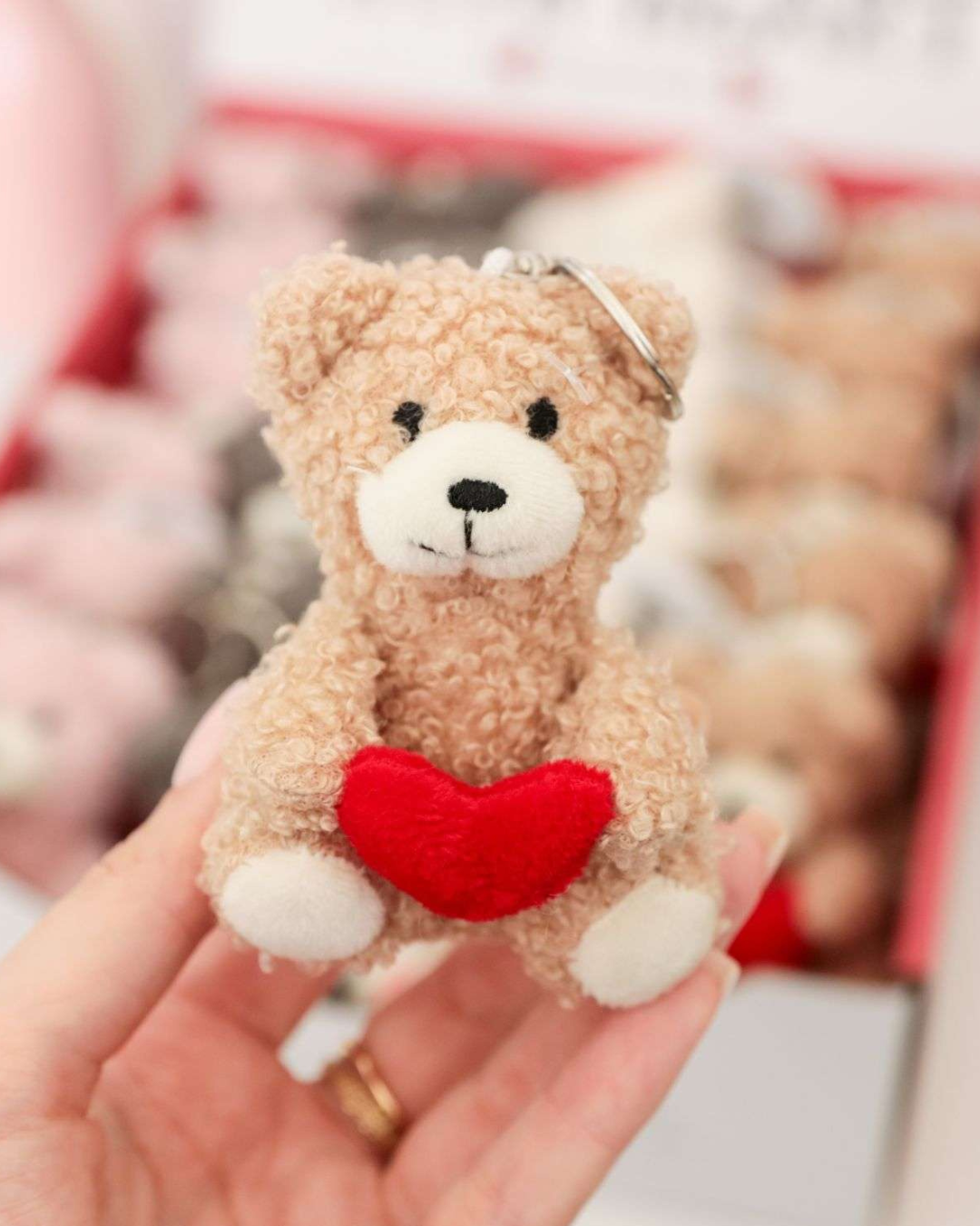 Love Heart Bear- Assorted Keychain
