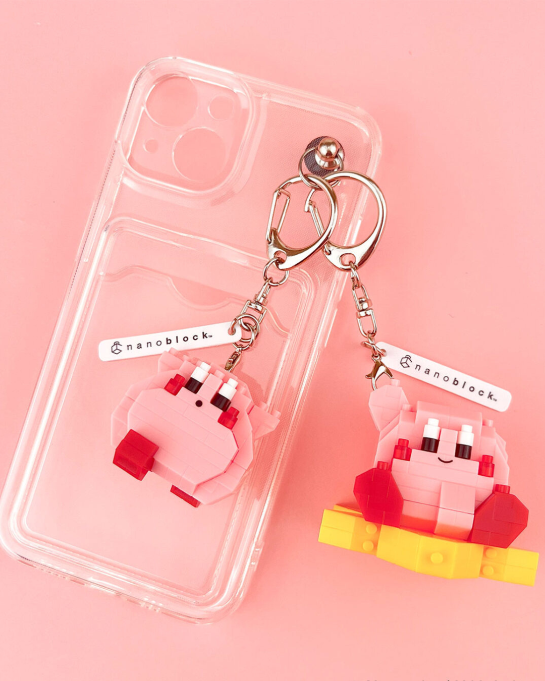 Kirby of the Stars Warp Star - Nanoblocks Keyring