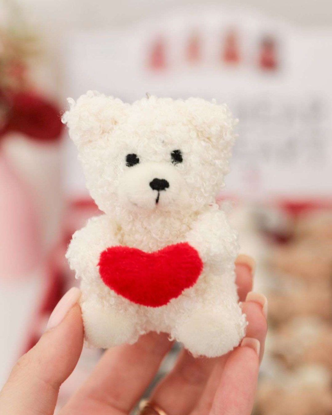 Love Heart Bear- Assorted Keychain