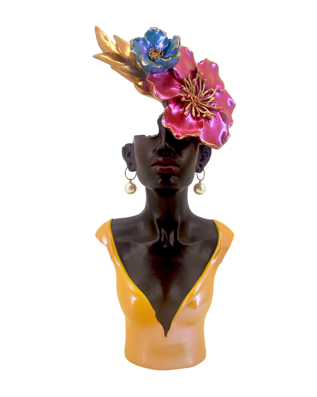 Phoebe Resin Flower Princess Yellow Top