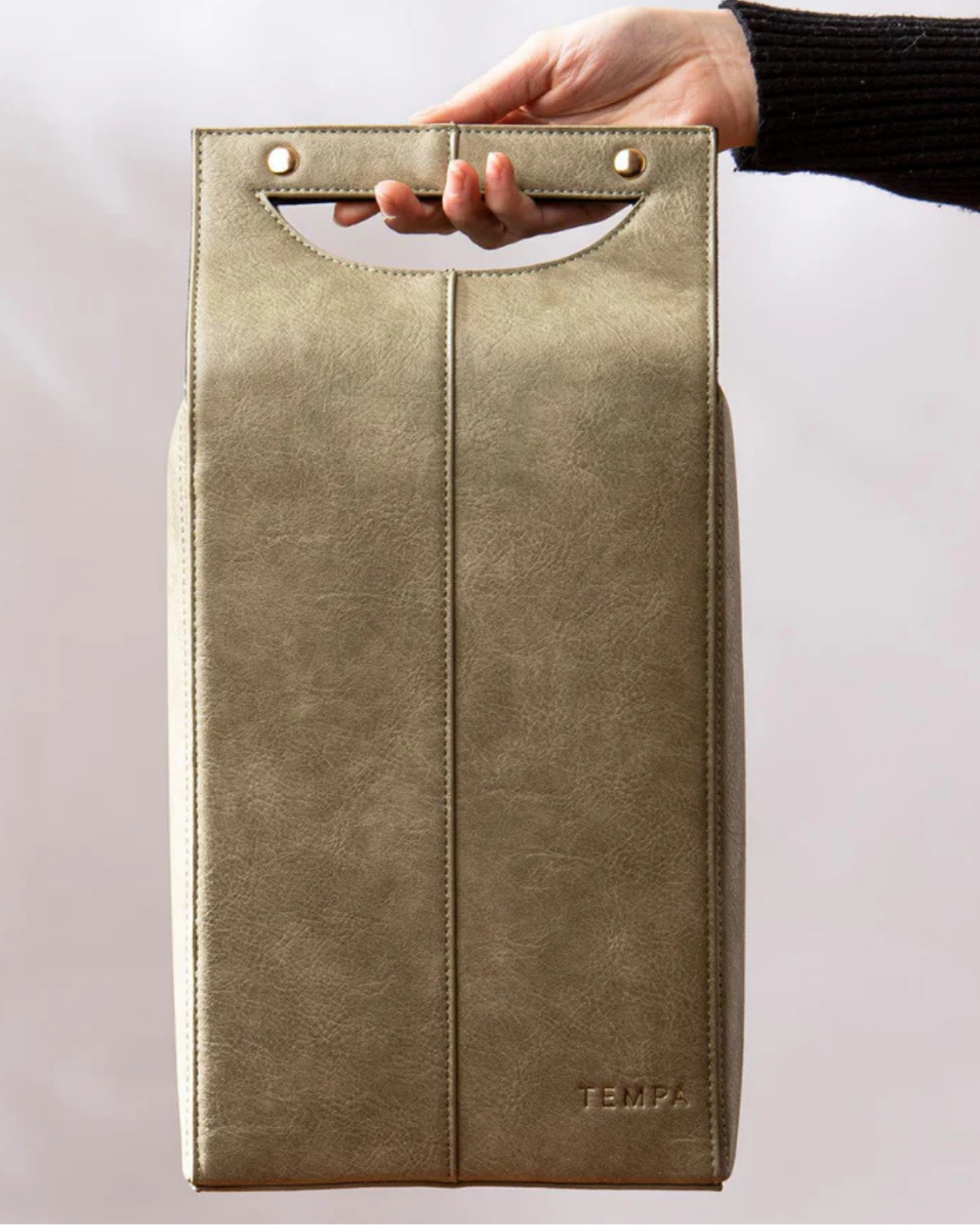 Harley Sage Double Wine Bag