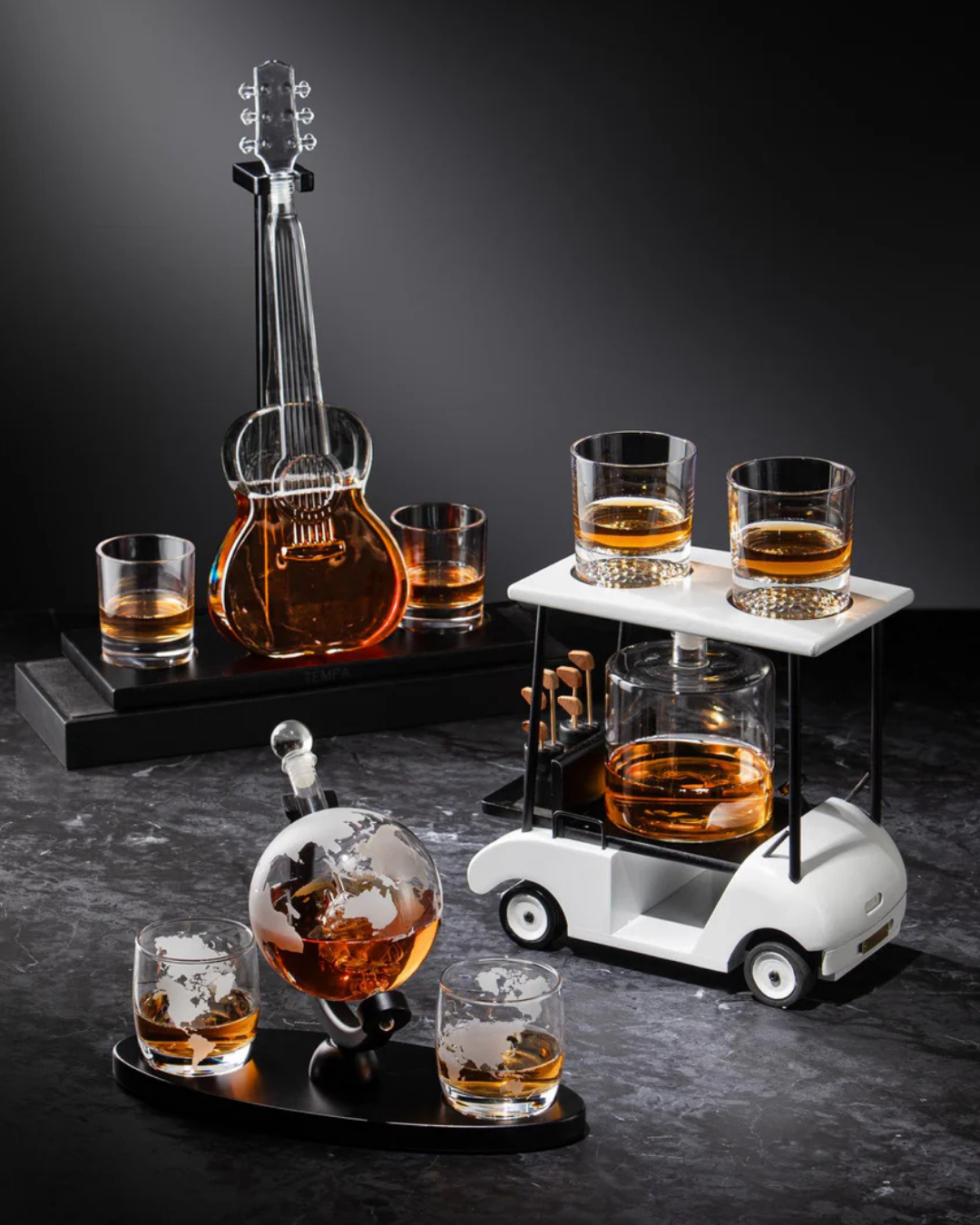 Preston Guitar Whisky Set