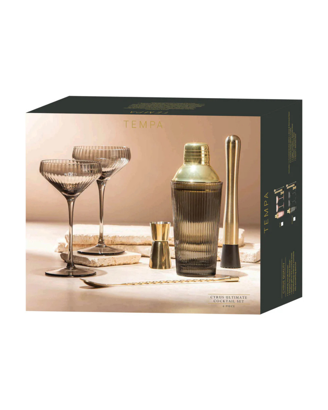 Cyrus Charcoal Ultimate Cocktail Set