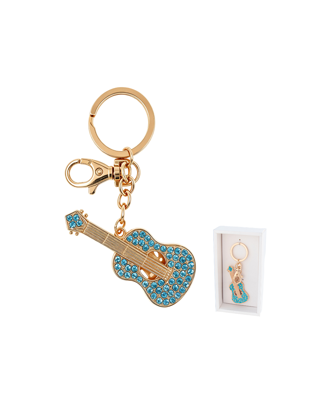 Sass Alloy Keyring - Guitar