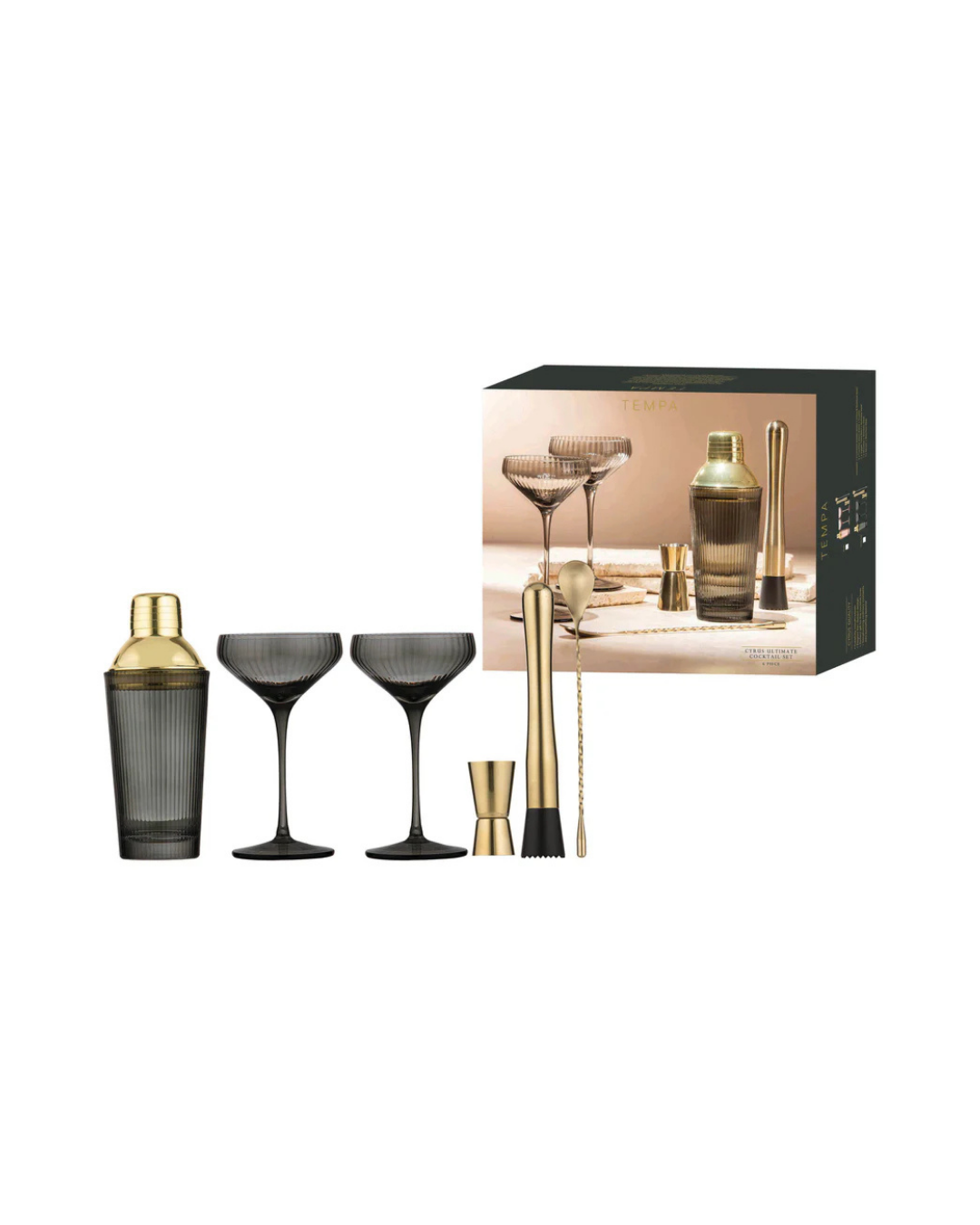 Cyrus Charcoal Ultimate Cocktail Set
